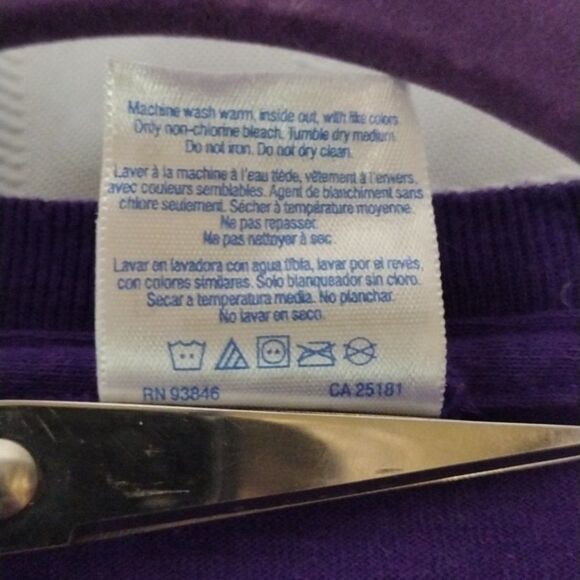 Gildan Purple Texas Christian University "riff. ram. bah. zoo." Shirt! - Picture 5 of 13